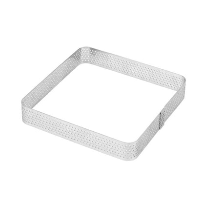 BN1006 Edelstahl Mousse Kreis verdickt perforierte Kuchenform DIY Backwerkzeuge