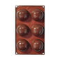 Silicone Baking Tools Cookie Chocolate Waffle Cake Mold,Style:, 6-grid Pudding Mold, 6-grid Waffle Mold, 12-grid Chocolate Mold
