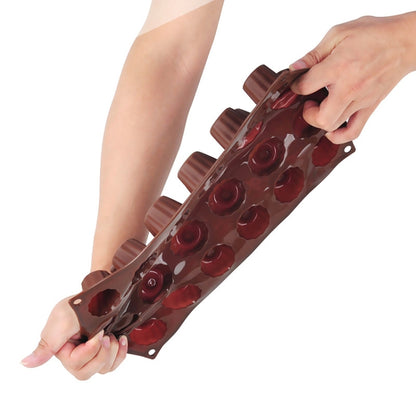 Silikon-Backwerkzeuge, Keks-Schokoladen-Waffel-Kuchenform, Stil:, 6-Raster-Puddingform, 6-Raster-Waffelform, 12-Raster-Schokoladenform