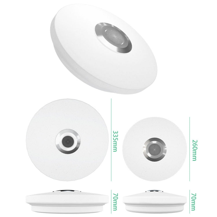Fernbedienung Bluetooth LED Deckenleuchte RGB Musik Rhythmus Farbwechsel Lampe, 26cm, 33cm