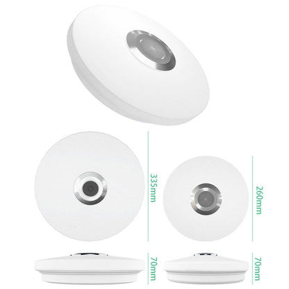 Fernbedienung Bluetooth LED Deckenleuchte RGB Musik Rhythmus Farbwechsel Lampe, 26cm, 33cm