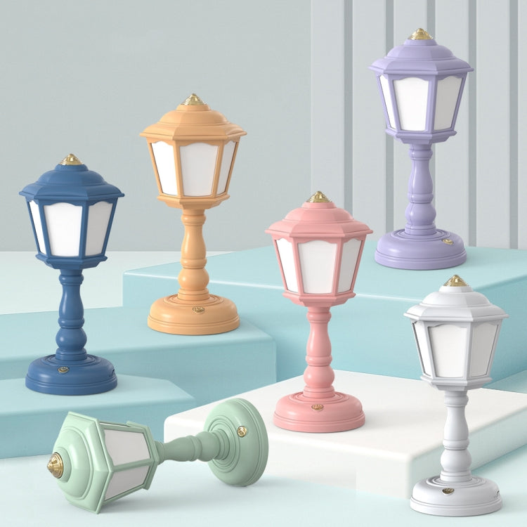 GIVELONG Retro-Tischlampe, USB-Aufladung, kleines Nachtlicht, Stil: