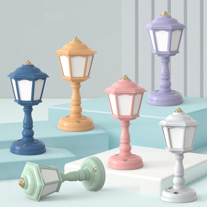 GIVELONG Retro-Tischlampe, USB-Aufladung, kleines Nachtlicht, Stil: