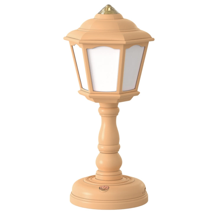 GIVELONG Retro-Tischlampe, USB-Aufladung, kleines Nachtlicht, Stil: