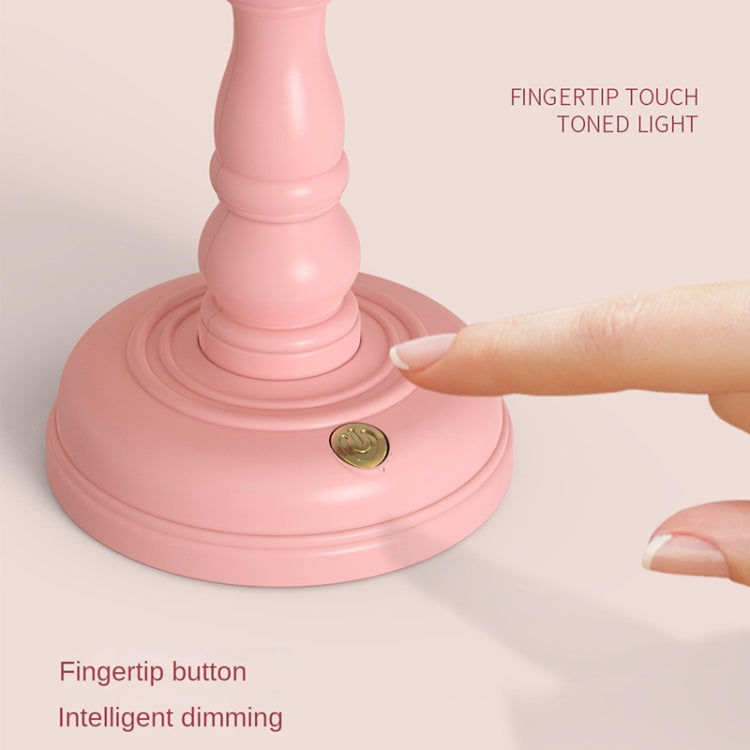 GIVELONG Retro-Tischlampe, USB-Aufladung, kleines Nachtlicht, Stil: