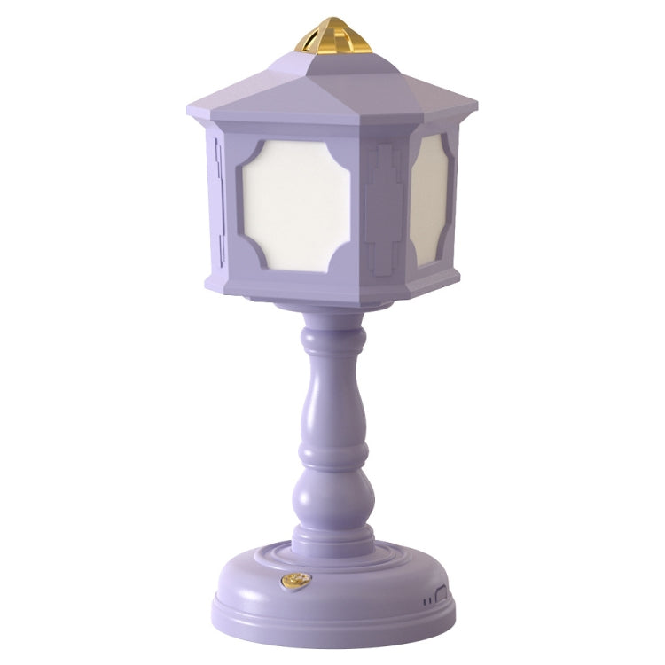 GIVELONG Retro-Tischlampe, USB-Aufladung, kleines Nachtlicht, Stil:
