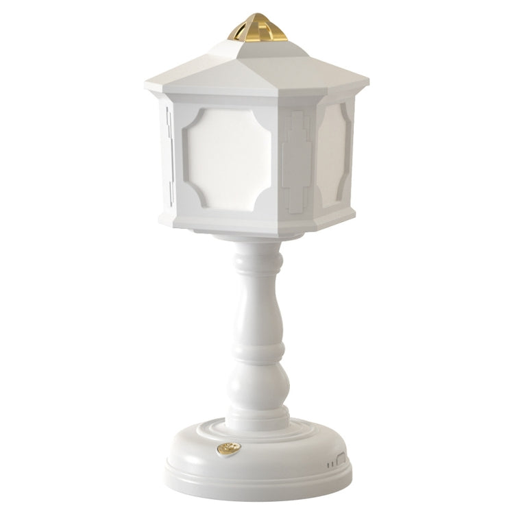 GIVELONG Retro-Tischlampe, USB-Aufladung, kleines Nachtlicht, Stil: