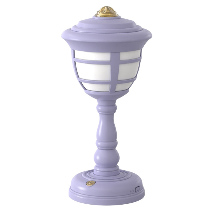GIVELONG Retro-Tischlampe, USB-Aufladung, kleines Nachtlicht, Stil: