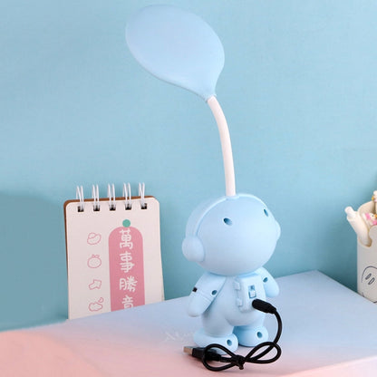 L-220903 Astronauten-Augenschutz-Lernlampe, wiederaufladbare LED-Leselampe, L-220903 Weiß, L-220903 Blau