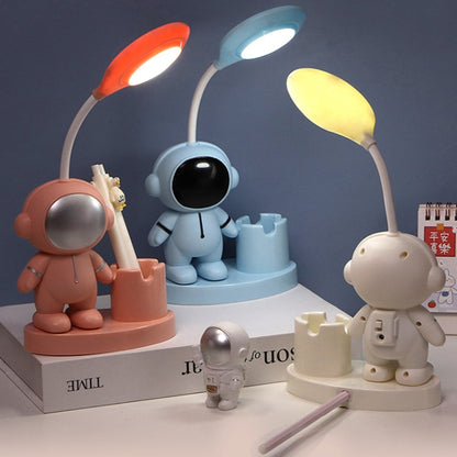 T509 Astronaut Stifthalter-Schreibtischlampe mit Bleistiftspitzerfunktion, T509 Weiß, T509 Pink, T509 Blau
