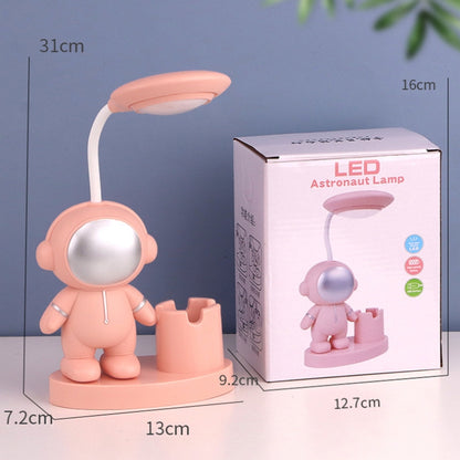 T509 Astronaut Stifthalter-Schreibtischlampe mit Bleistiftspitzerfunktion, T509 Weiß, T509 Pink, T509 Blau