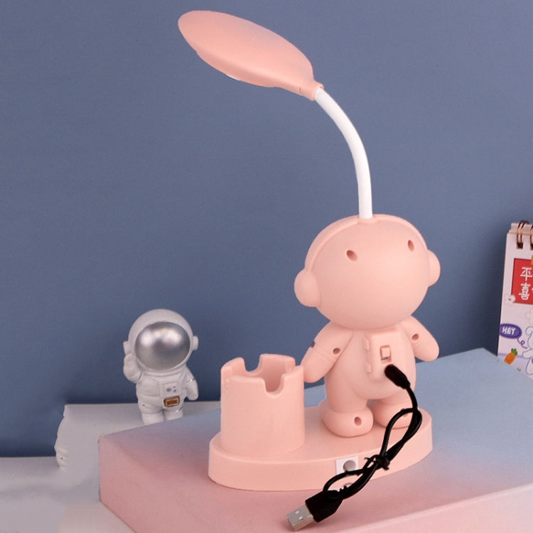 T509 Astronaut Stifthalter-Schreibtischlampe mit Bleistiftspitzerfunktion, T509 Weiß, T509 Pink, T509 Blau
