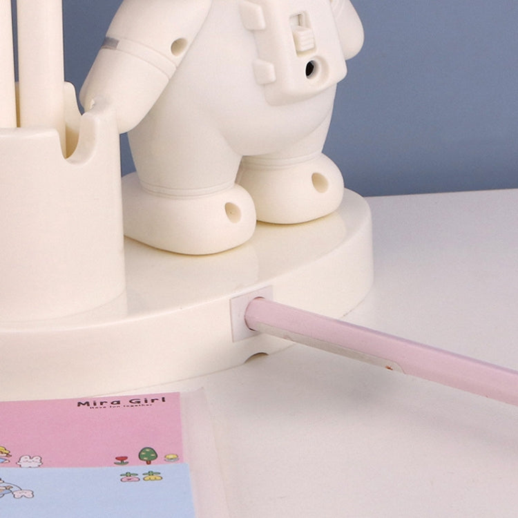 T509 Astronaut Stifthalter-Schreibtischlampe mit Bleistiftspitzerfunktion, T509 Weiß, T509 Pink, T509 Blau