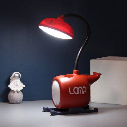 L-220902 LED Cartoon Flugzeug Wiederaufladbare Augenschutz Lernschreibtischlampe
