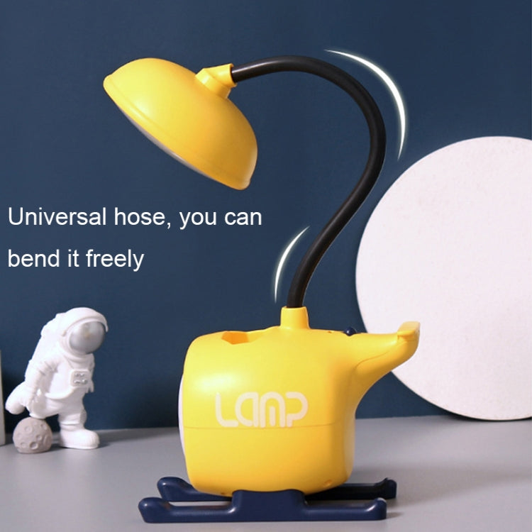 L-220902 LED Cartoon Flugzeug Wiederaufladbare Augenschutz Lernschreibtischlampe