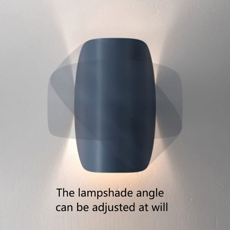 Showroom Bedroom Bedside Lamp Rotating LED Color Wall Lamp, White, Black