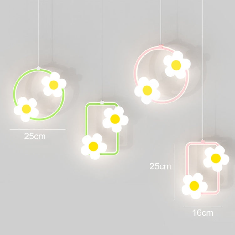 Children Room Bedside Warm Sunflower Chandelier, Round Green Warm Light, Round Green White Light, Round Green 3 Color Dimmer, Round Pink Warm Light, Round Pink White Light, Round Pink 3 Color Dimmer, Square Green Warm Light, Square Green White Light   ...