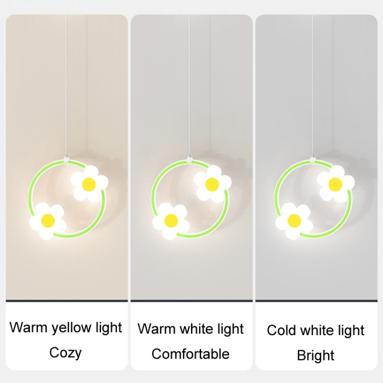 Children Room Bedside Warm Sunflower Chandelier, Round Green Warm Light, Round Green White Light, Round Green 3 Color Dimmer, Round Pink Warm Light, Round Pink White Light, Round Pink 3 Color Dimmer, Square Green Warm Light, Square Green White Light   ...