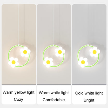 Children Room Bedside Warm Sunflower Chandelier, Round Green Warm Light, Round Green White Light, Round Green 3 Color Dimmer, Round Pink Warm Light, Round Pink White Light, Round Pink 3 Color Dimmer, Square Green Warm Light, Square Green White Light   ...