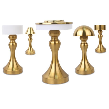 Retro Bar USB Rechargeable Metal Touch Desk Lamp, Gold