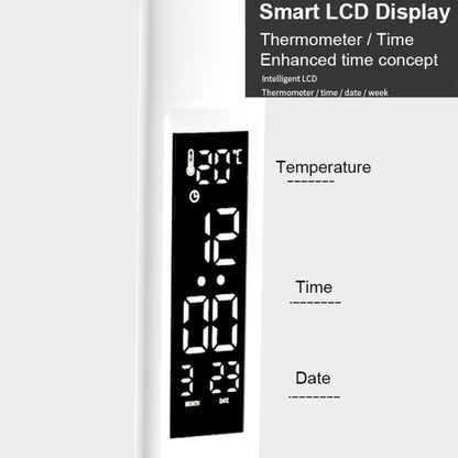 LED Intelligent Digital Display Foldable Desk Lamp, Style:, Charging 2000mAh, Charging 3200mAh, Double Head USB Straight Plug, Double Head Charging 2000mAh, Double Head Charging 3200mAh