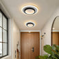 20W 3-color Dimming Aisle Light LED Entrance Corridor Cloakroom Ceiling Light, White Circle, White Square, Black Circular, Black Square