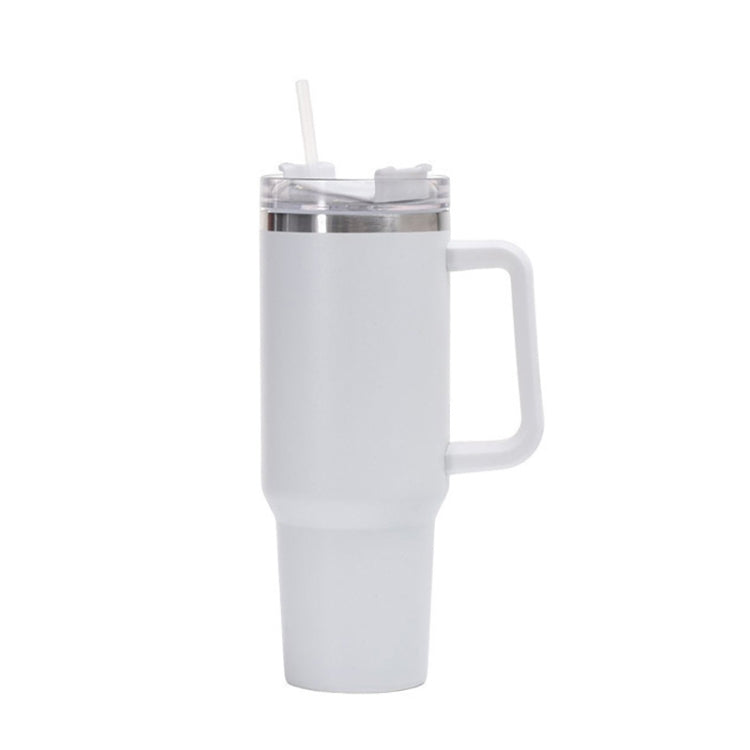 40oz Autobecher Doppelschicht-Vakuumbecher mit Strohhalmgriff Edelstahl-Thermosbecher