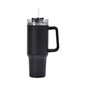 40oz Autobecher Doppelschicht-Vakuumbecher mit Strohhalmgriff Edelstahl-Thermosbecher