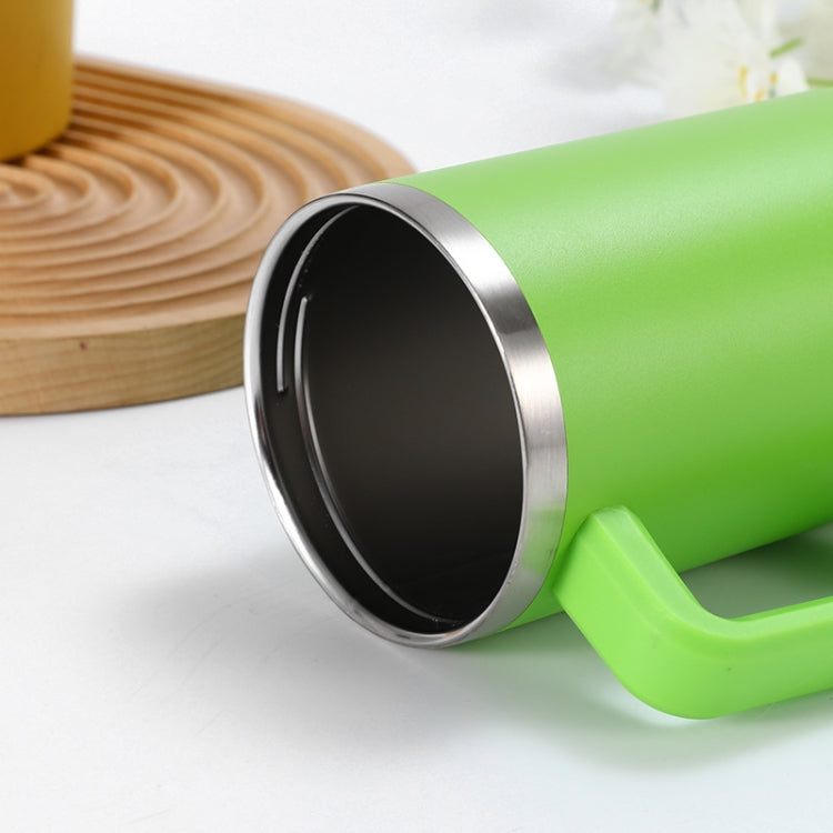 40oz Autobecher Doppelschicht-Vakuumbecher mit Strohhalmgriff Edelstahl-Thermosbecher