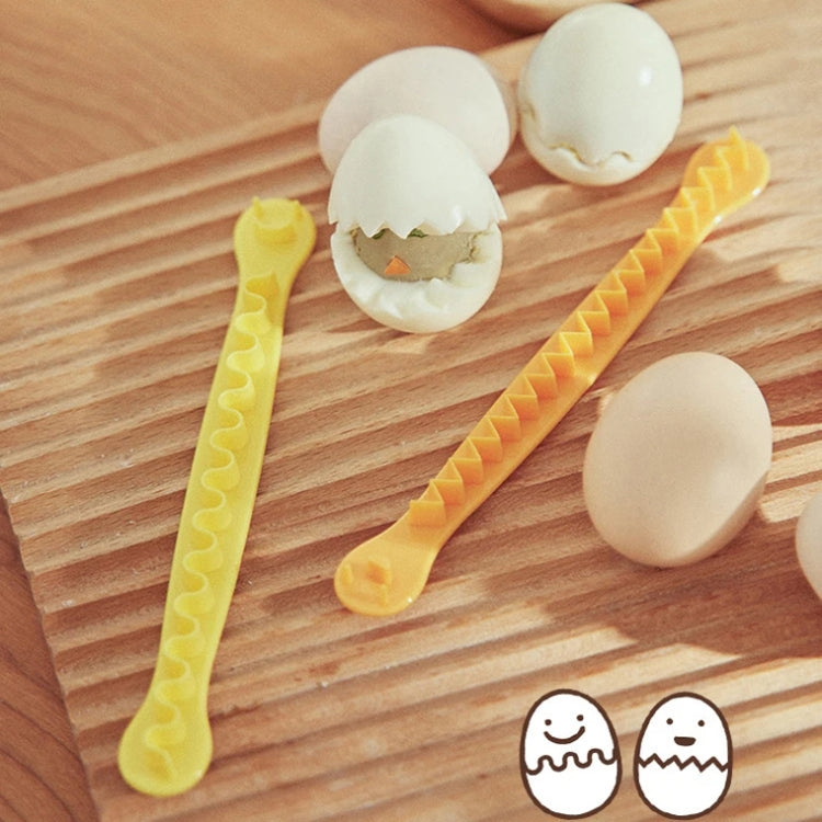 Eierschneider aus Spitze, DIY-Eierform, Küchen-Salatzubereitungswerkzeuge, 2 Stück/Set