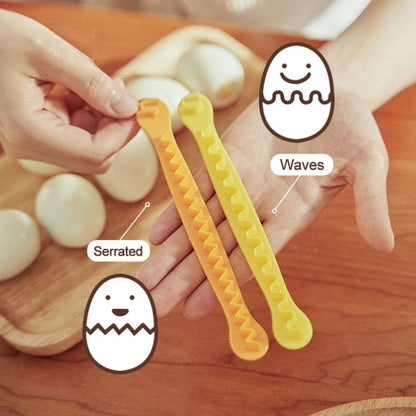 Eierschneider aus Spitze, DIY-Eierform, Küchen-Salatzubereitungswerkzeuge, 2 Stück/Set