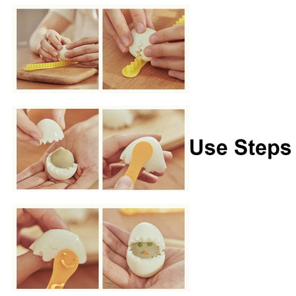 Eierschneider aus Spitze, DIY-Eierform, Küchen-Salatzubereitungswerkzeuge, 2 Stück/Set