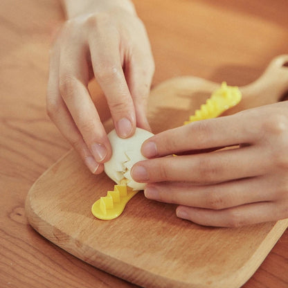 Eierschneider aus Spitze, DIY-Eierform, Küchen-Salatzubereitungswerkzeuge, 2 Stück/Set