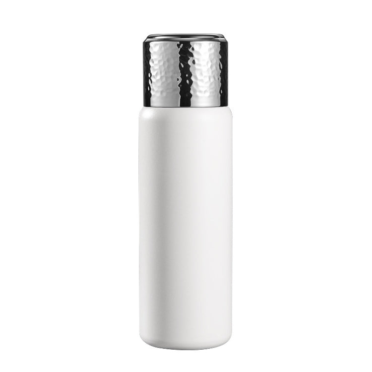 Thermos-Kaffeetasse aus Edelstahl 316 mit gehämmertem Deckel und Teefilter, 300 ml (lila), 300 ml (weiß), 300 ml (schwarz)
