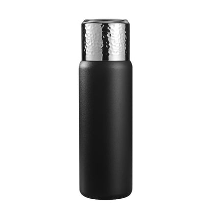 Thermos-Kaffeetasse aus Edelstahl 316 mit gehämmertem Deckel und Teefilter, 300 ml (lila), 300 ml (weiß), 300 ml (schwarz)