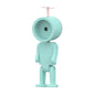 Mini Astronaut Magnetic LED Night Light Desktop Building Block Ornaments Desk Lamp, Round White, Round Pink, Round Blue, Round Green, Square White, Square Pink, Square Blue, Square Green