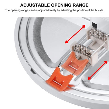 Rundes, ultradünnes LED-Downlight, verstellbare Einbauleuchte, 6 W, 8 W, 15 W, 20 W