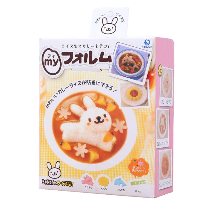 4 teile/satz Kaninchen Delphin Reis Sushi DIY Form