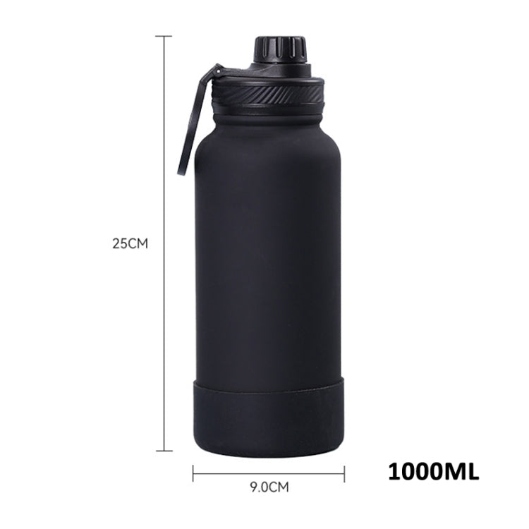 Sportflasche mit magnetischer Telefonhalterung, Edelstahl-Thermosbecher, 650 ml, 1000 ml, 1200 ml