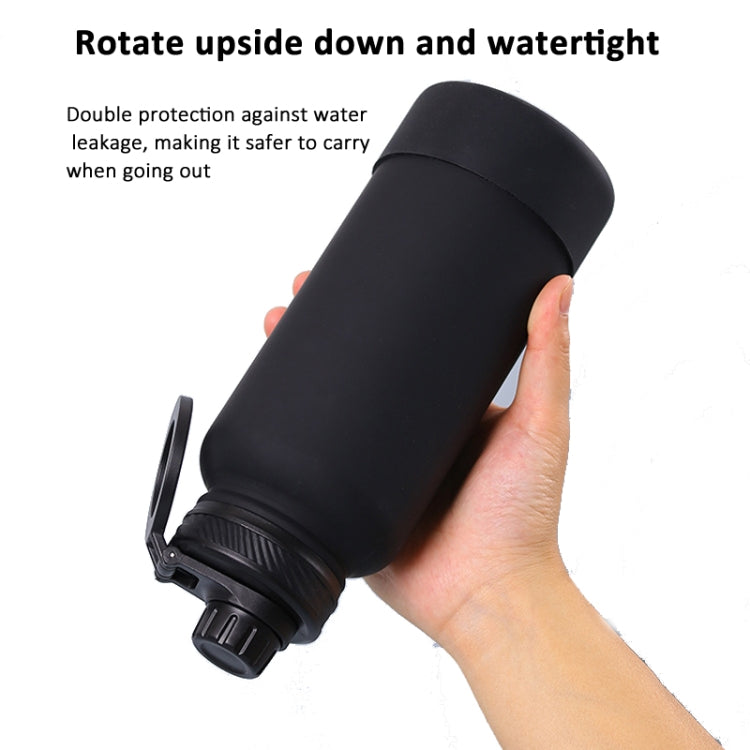 Sportflasche mit magnetischer Telefonhalterung, Edelstahl-Thermosbecher, 650 ml, 1000 ml, 1200 ml