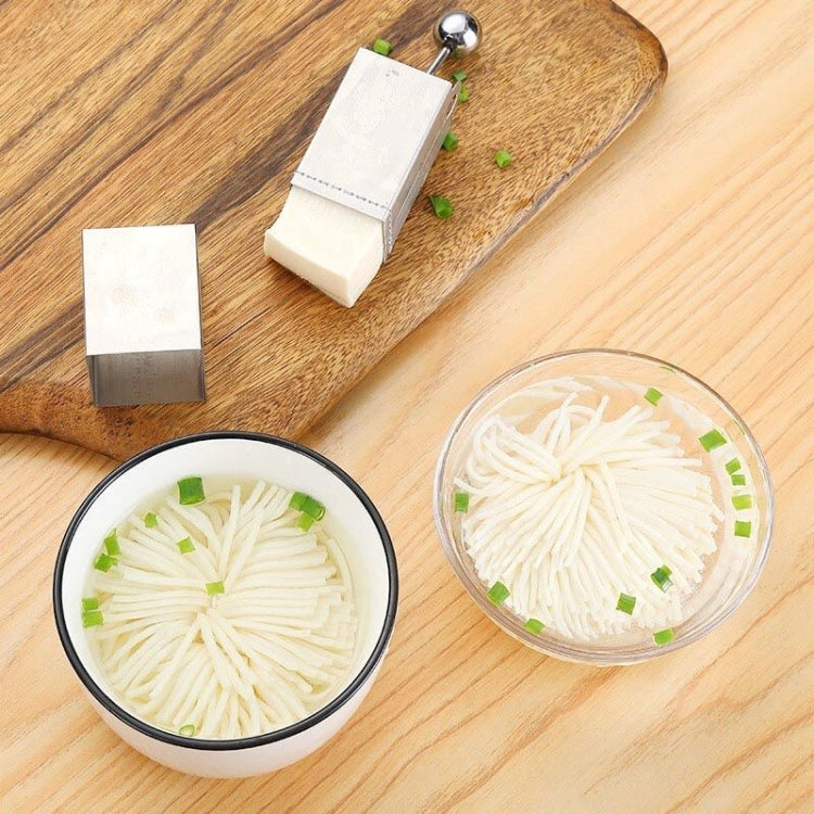 Chrysantheme Geschreddert Tofu Messer Form 304 Edelstahl Tofu Messer Küche Werkzeuge