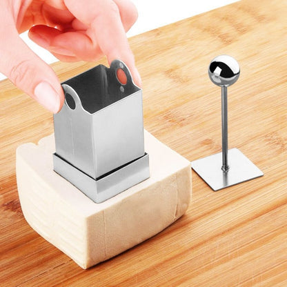 Chrysantheme Geschreddert Tofu Messer Form 304 Edelstahl Tofu Messer Küche Werkzeuge