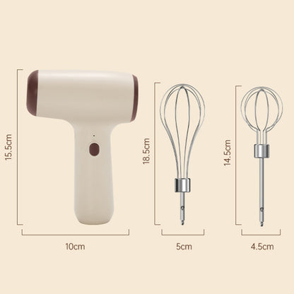 Kabelloser Mini-Handrührer mit Multifunktionsfunktion, Einzelstab Khaki, Einzelstab Beige, Doppelstab Khaki, Doppelstab Beige