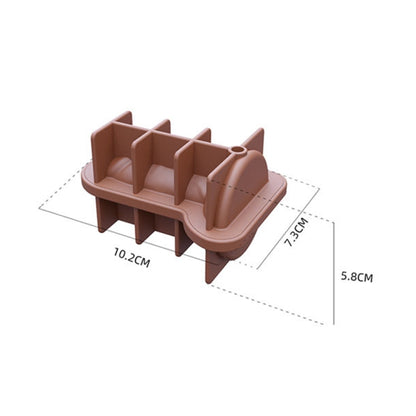 Spoof Ice Lattice Mold With Lid Whiskey Ice Maker Self-Sealing Silicone Ice Molds, Small