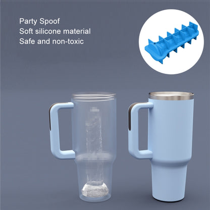 Spoof Ice Lattice Mold With Lid Whiskey Ice Maker Self-Sealing Silicone Ice Molds, Small