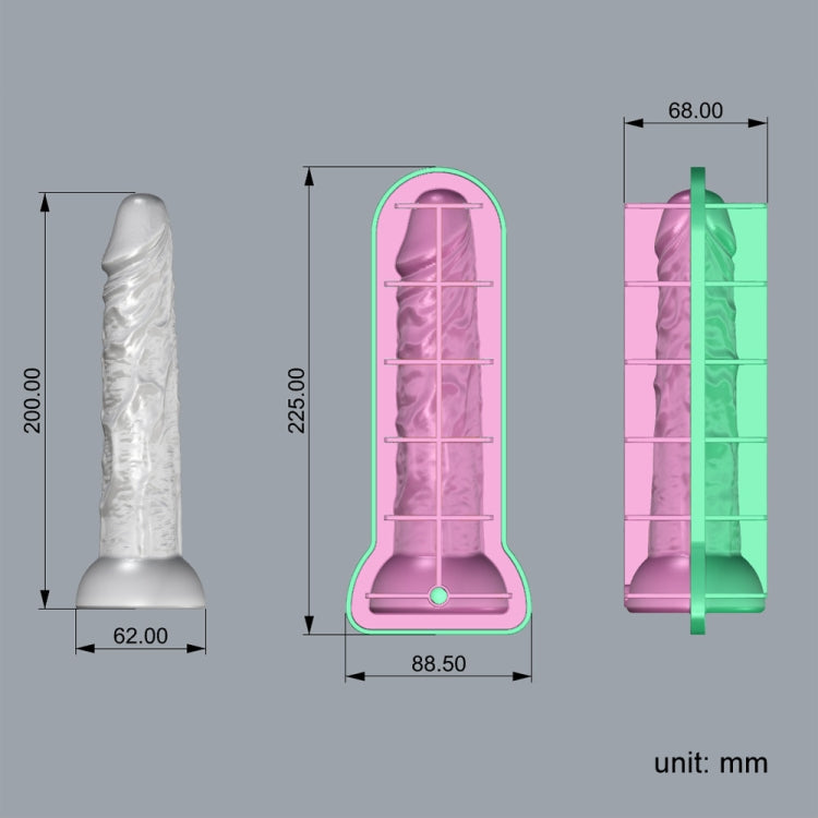 Silikon Parodie Eis Gitter Form Mit Deckel Eis Maker Selbst-Versiegelung Eis Formen, Große, Larg