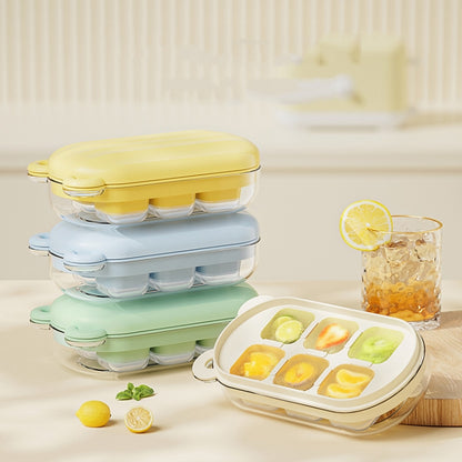 Mini Silicone Ice Cube Soft Mold Home Refrigerator Ice Box