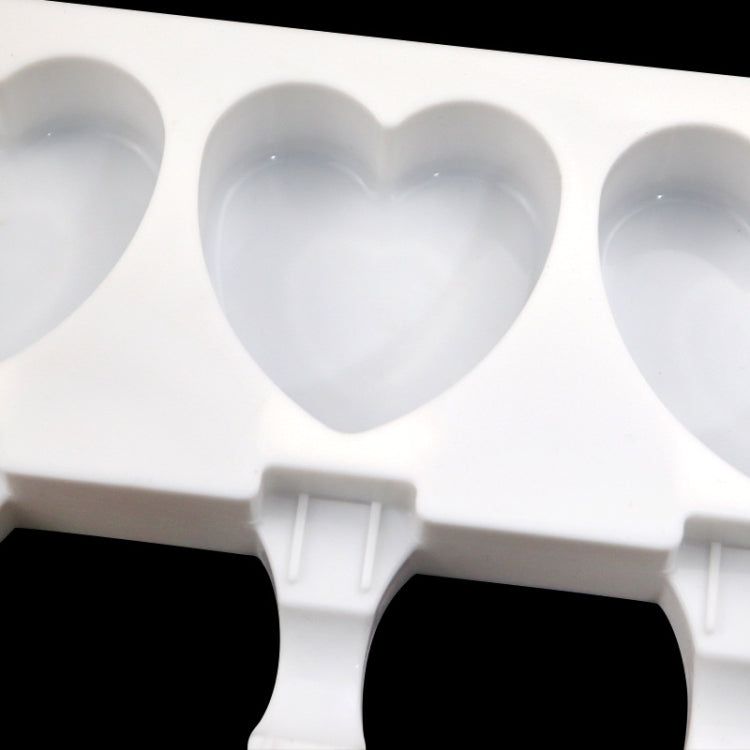 3 Grids Herz Form Eis Modell DIY Pudding Form Ohne Stick, 3 Grids Herz
