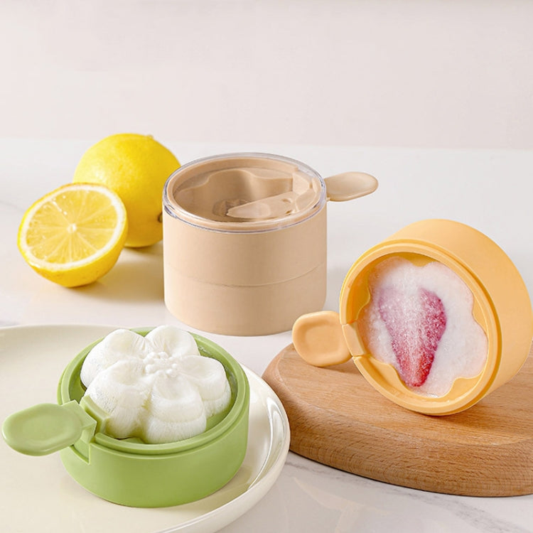 Hausgemachte Doppelschicht-Eiscreme-Form, Sommer, DIY, gefrorene Silikon-Eisbox