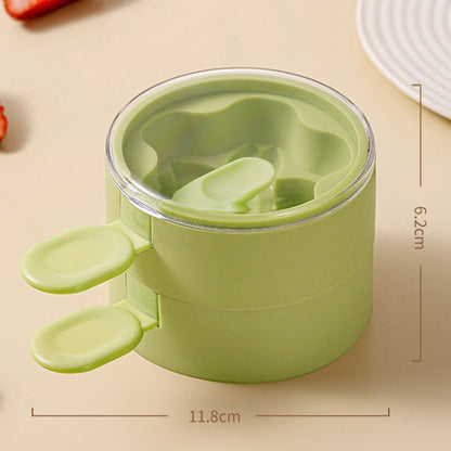 Hausgemachte Doppelschicht-Eiscreme-Form, Sommer, DIY, gefrorene Silikon-Eisbox